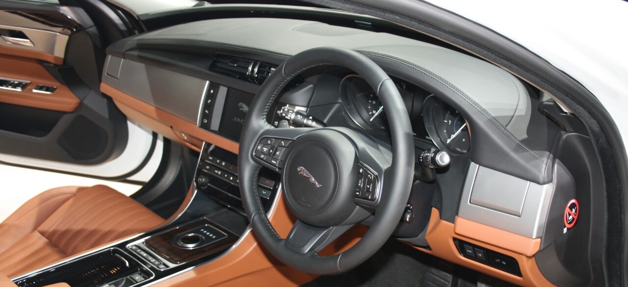 2016 Jaguar Xf Interior At The Auto Expo 2016 In Car